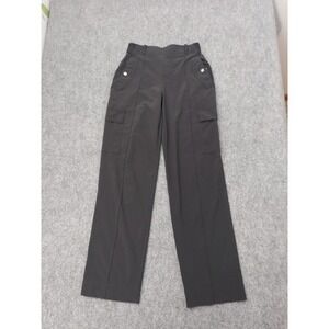 Athleta Vienna Cargo Performance Pants Womens 2 Black Stretch Pockets